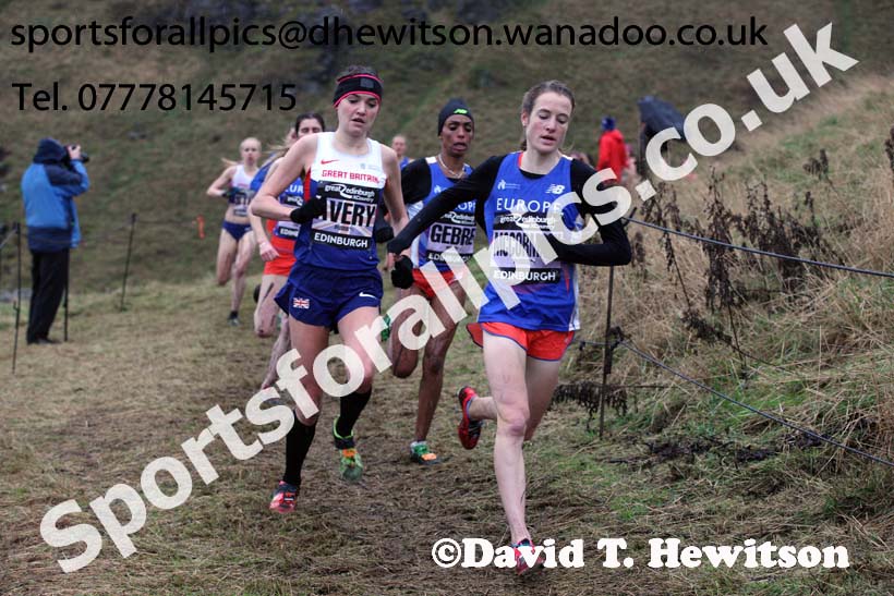 Senior womens Great Edinburgh Cross Country. Photo: David T. Hewitson/Sports for All Pics
